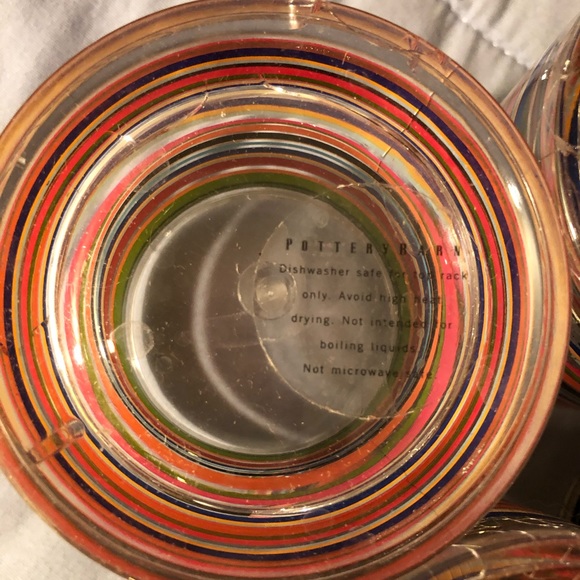 Pottery Barn Espadrille patio drink set - Picture 5 of 8